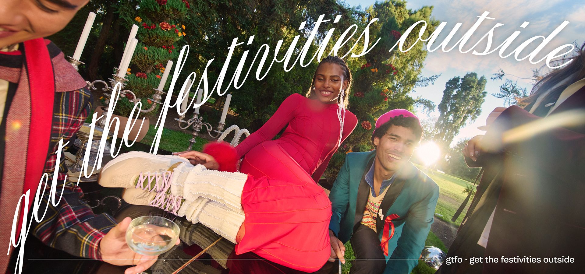 Get the festivities outside.